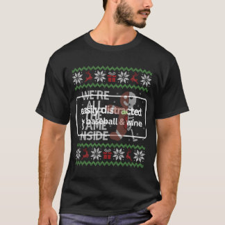 Långärmad Shirt Gingerbröd Skull Ugly Sweater C T Shirt