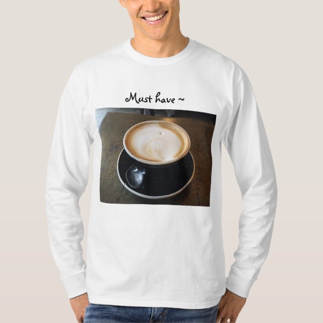 Långärmad shirt w/kaffe av Tony Cimino T (Framsida)