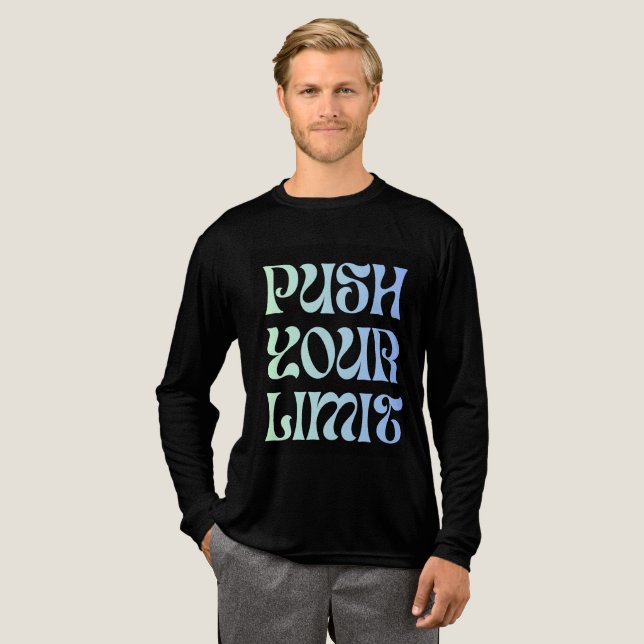 långärmad skjorta driva din gräns t shirt (Hel framsida)