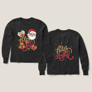 Långärmad snygg t-shirt med fin jul
