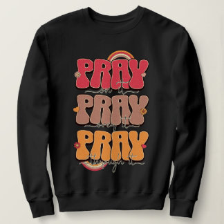 Långärmad, svart bönetröja för kvinnor t shirt
