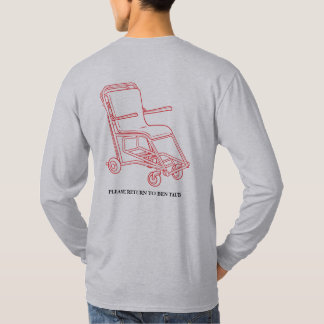 Långärmad - svart utskrift t shirt