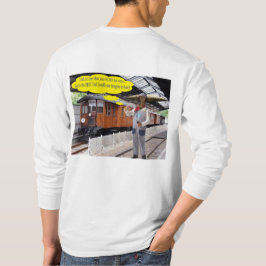 långärmad T. Lycklig Fars dag ko/ko/ T Shirt