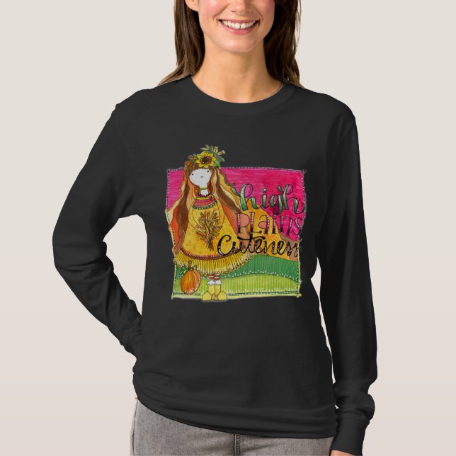 Långärmad T-shirt (Framsida)