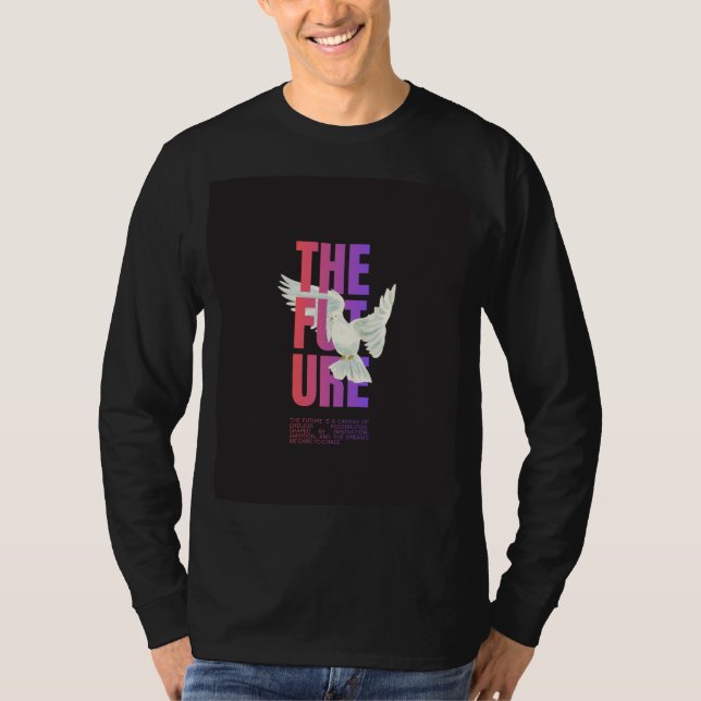 Långärmad T-shirt (Framsida)