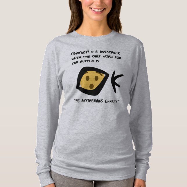 Långärmad T-Shirt-Awerike-Boomeranged T Shirt (Framsida)