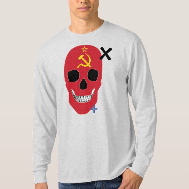 Långärmad T-Shirt B2 för HANSKULL URSS (Framsida)