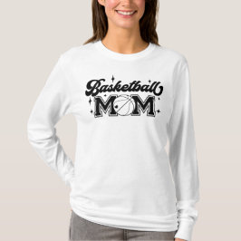 Långärmad T-Shirt för Basketmamma