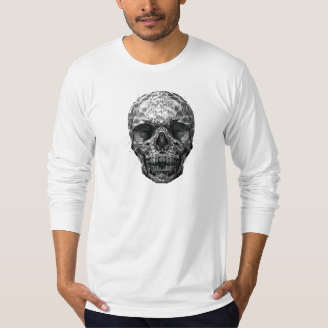 Långärmad T-Shirt för glasteffekt (Framsida)