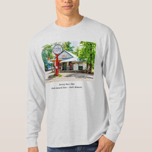 Långärmad T-Shirt för historik för Oark General St (Framsida)