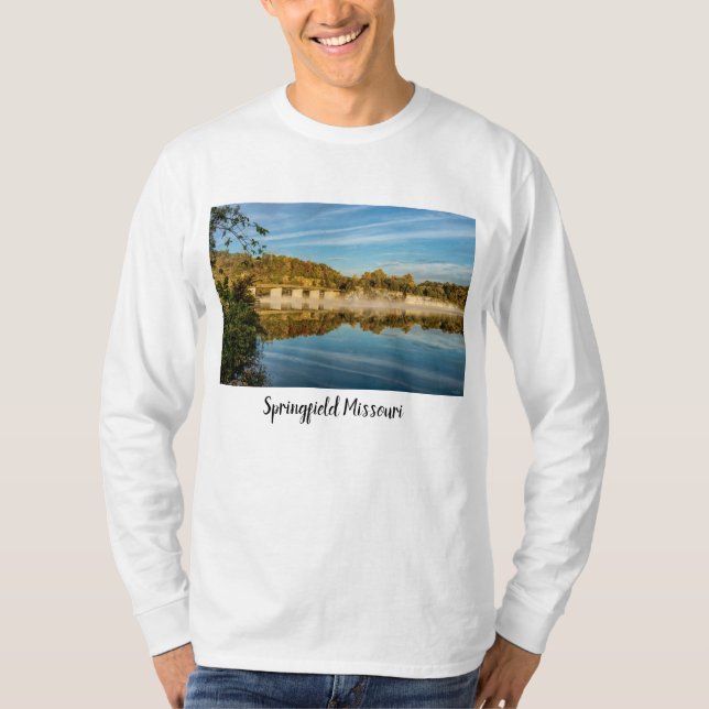Långärmad T-Shirt för höstglöd Sjö Springfield  T- (Framsida)