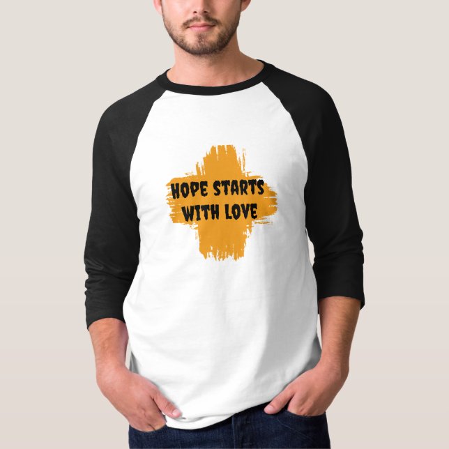 Långärmad T-Shirt för manar (Framsida)