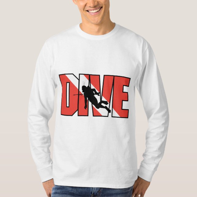 Långärmad T-Shirt för SCUBA-enhet (Framsida)