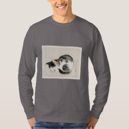 Långärmad T-Shirt för sömnkatt