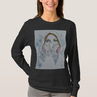 Långärmad T-shirt, icke-transparent konst T Shirt