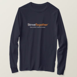 Långärmad T-shirt - Marinblå