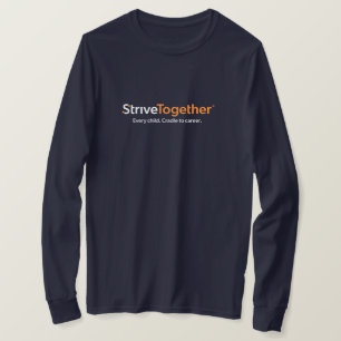 Långärmad T-shirt - Marinblå