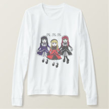 Långärmad T-shirt med de tre systrarna