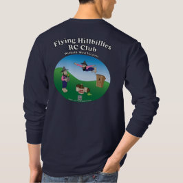 Långärmad T-shirt med grafik på framsida & baksida