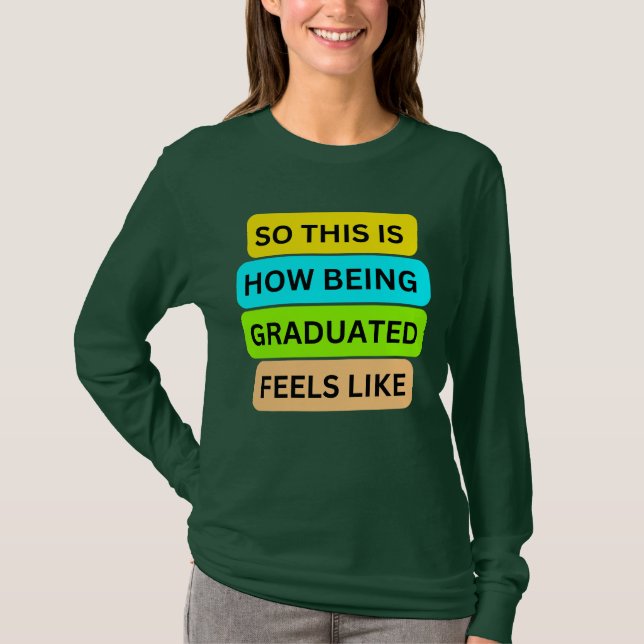 Långärmad T-Shirt mörk grönt SO_DENNA_IS_HOW_BEI (Framsida)