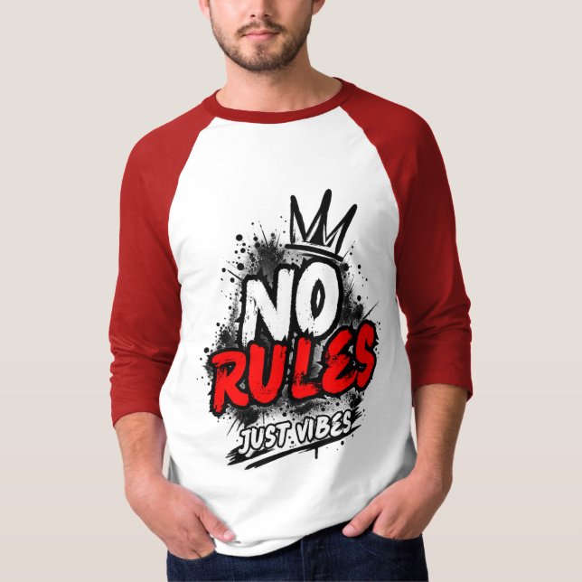 Långärmad T-shirt Utan Regler (Framsida)