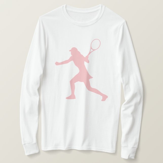 Långärmad tennisskjorta för kvinnor | ANPASSNINGSB T Shirt (Design framsida)