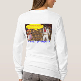 långärmad till kvinnor. Grattis på födelsedagen. e T Shirt