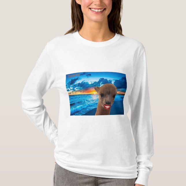 långärmad till kvinnor t shirt (Framsida)