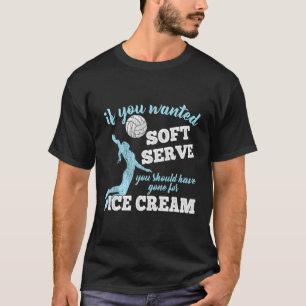 Långärmad Volleyball Tee Shirt om du ville ha Sof