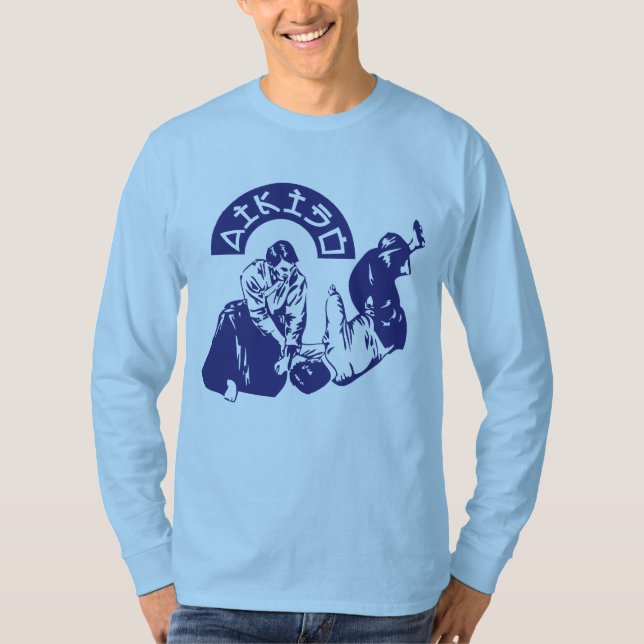 LångärmadAikidoT-tröja T Shirt (Framsida)