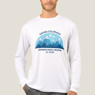 Långärmaden anpassningsbar Winter Family Reunion M T Shirt
