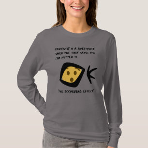 Långärmaden "Awerike" av rök, Grått, boomeranged T Shirt