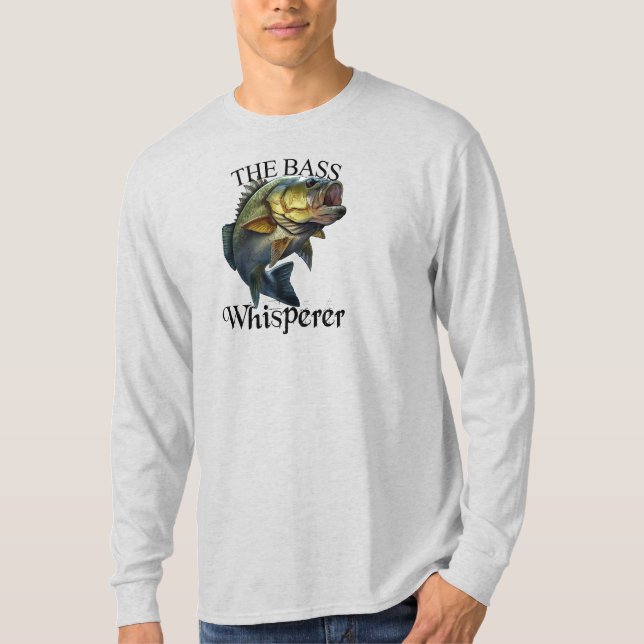 Långärmaden Bass Whisperer Light T Shirt (Framsida)