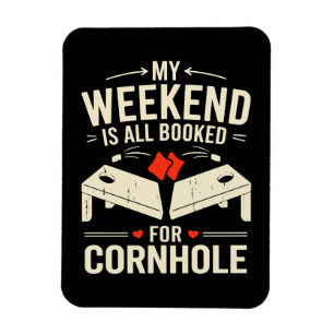 Långärmaden Bean Bag Toss Game Player Magnet