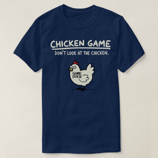 Långärmaden Chicken Game Kids T Shirt (Design framsida)