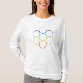 Långärmaden Egg of Life Chakra Womens T Shirt