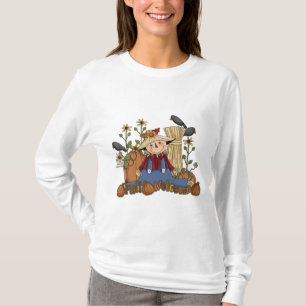 långärmaden "Feall Welcome" Hösthöstens Fågelskräm T-shirt