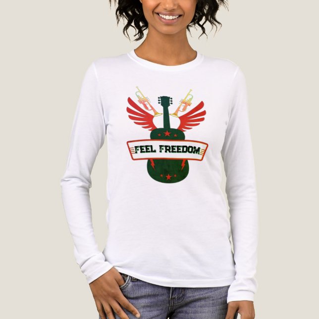 Långärmaden Feel Freedom Tee | Freefit Women's Tri (Framsida)