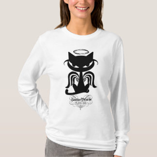 långärmaden för santapeluciadamAA Hoody passade Tee Shirt