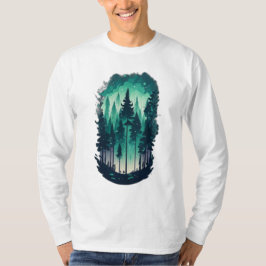 Långärmaden gräs Forest Ligcape T Shirt