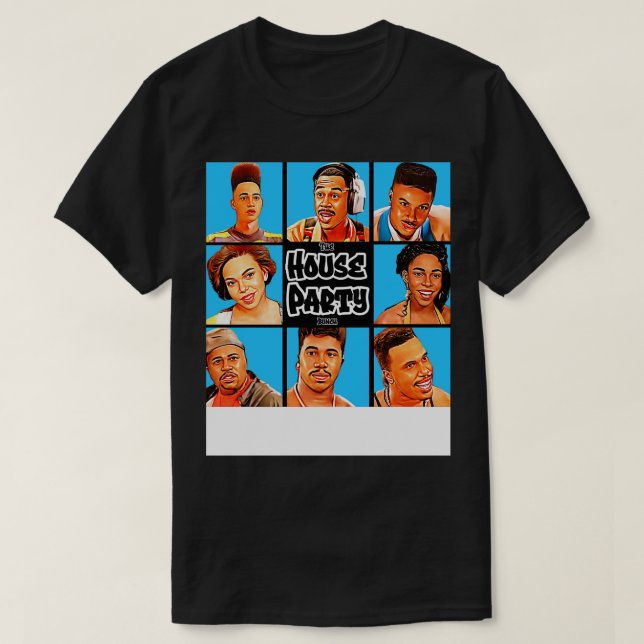 Långärmaden House Party Bunch T Shirt (Design framsida)