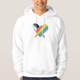 Långärmaden kärlek och Pride Hoodie