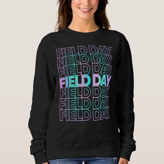 Långärmaden Kids School Fält Day T Shirt (Framsida)
