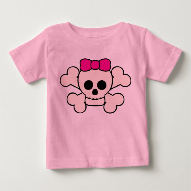 Långärmaden Skull och Crossbone Tröja (Framsida)