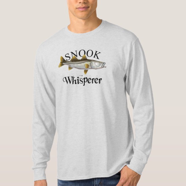 Långärmaden Snook Whisperer Light T Shirt (Framsida)