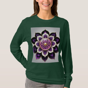 långärmaden "Soul Blommar Emblem" T Shirt