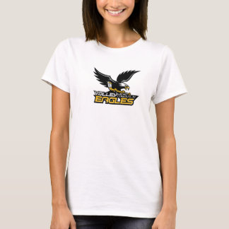 Långärmaden T-Shirt, Vita, kvinnor Tee Shirt