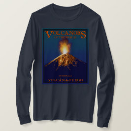 Långärmaden Volcán de Fuego Guatemala T Shirt