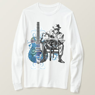 långärmader för tshirt för musik för tröja