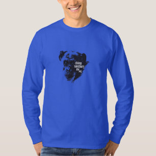 Långärmadmanar/unisex- skjorta för t-shirt